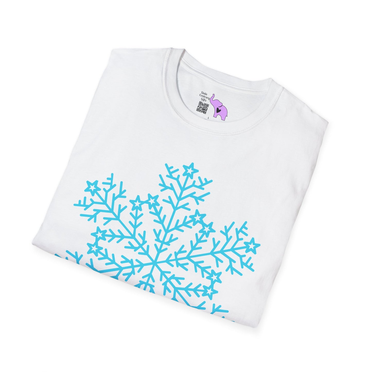 Large Snowflake Adult T-shirt