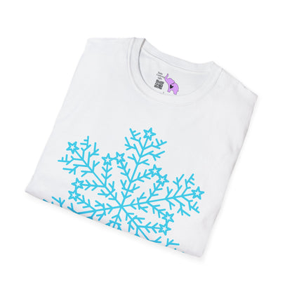 Large Snowflake Adult T-shirt