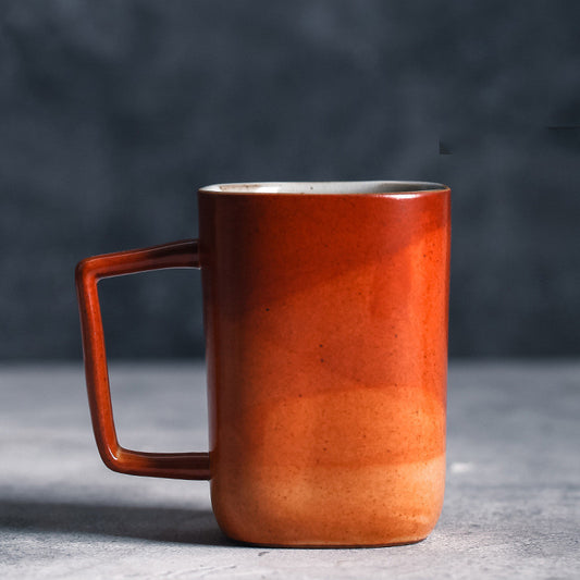 Handmade Stoneware-Style Ceramic Coffee Mug Large Capacity