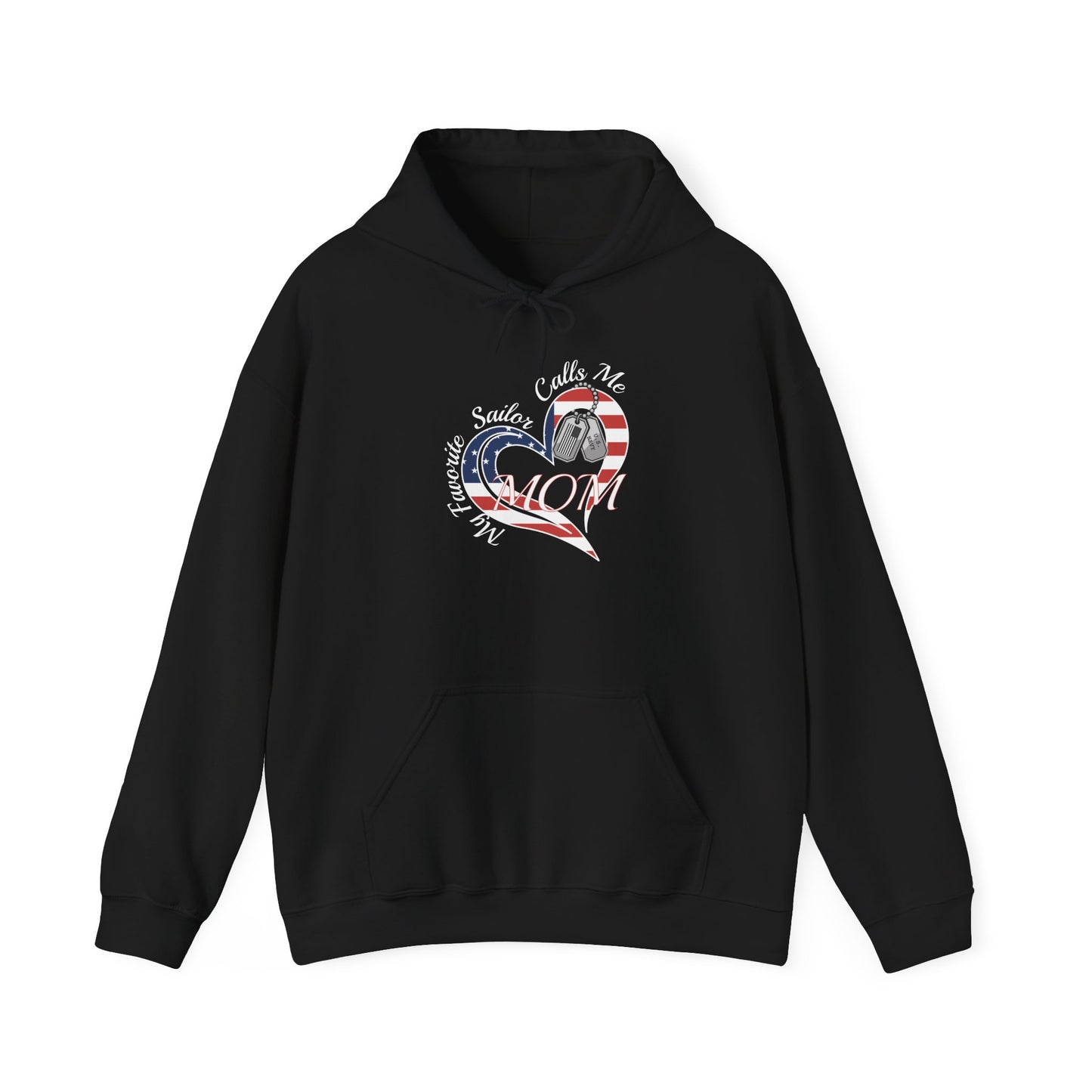 My Favorite Sailor Calls Me Mom Heavy Blend™ Hooded Sweatshirt