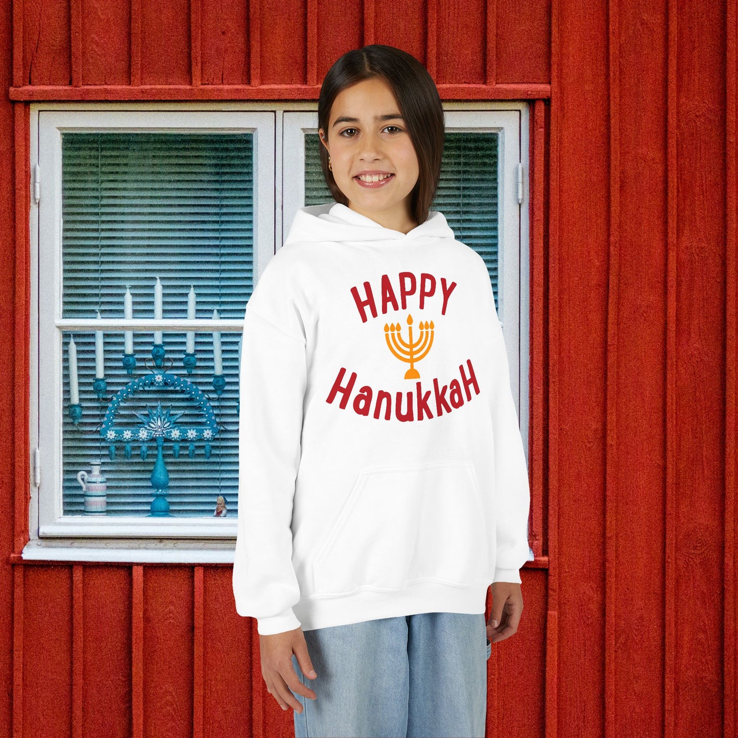 Happy Hanukkah Youth Hoodie