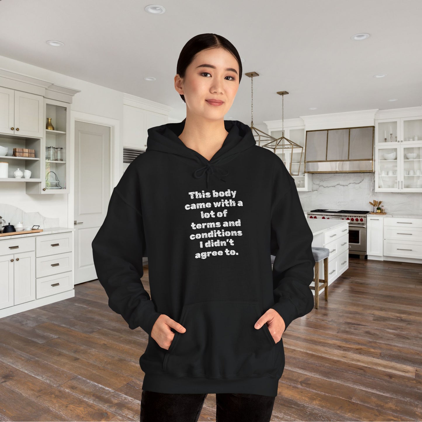 This Body Came With A Lot Of Terms & Conditions I Didn't Agree To Heavy Blend™ Hooded Sweatshirt