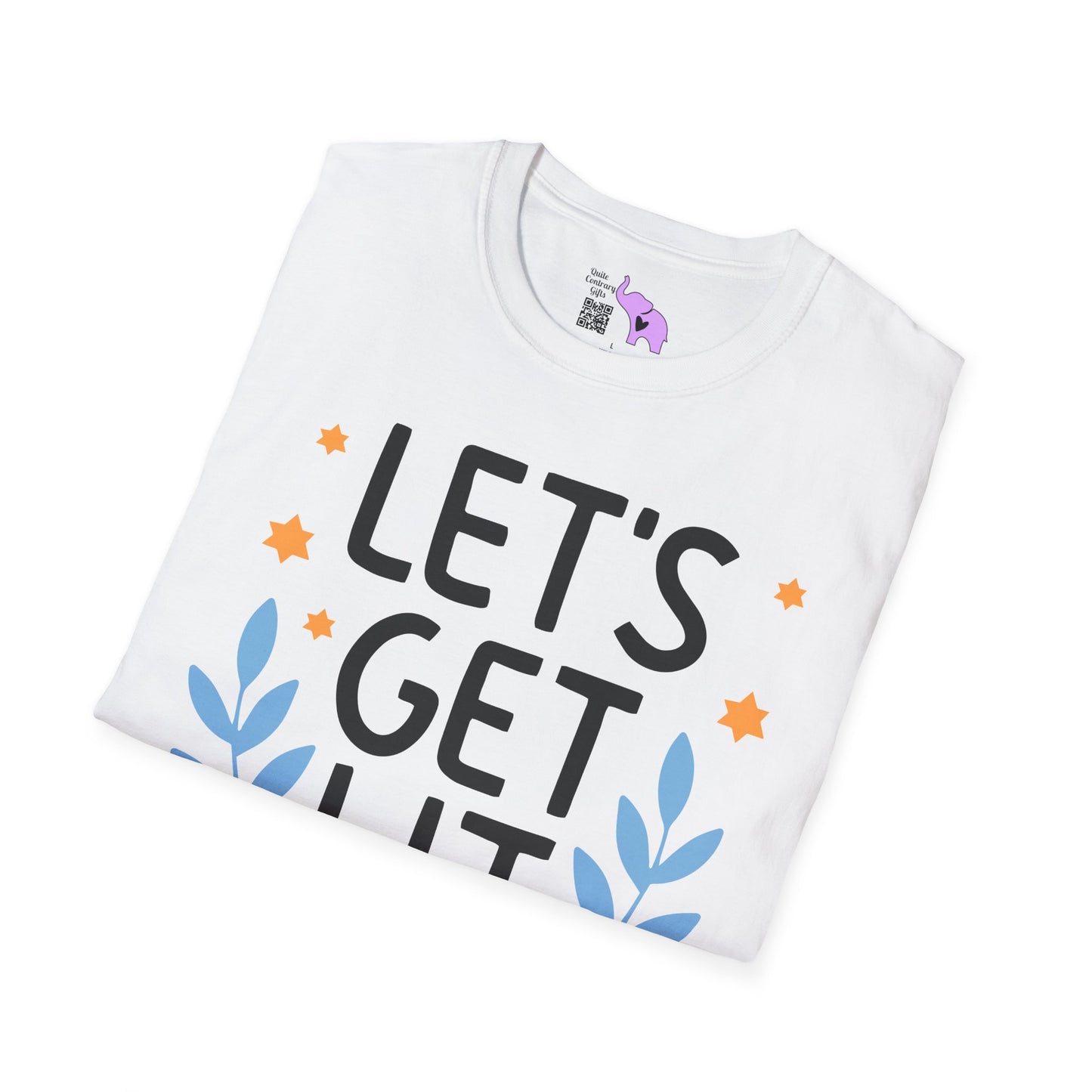 Hanukkah Let's Get Lit Adult T-shirt