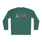 Merry Christmas Trees Adult Long Sleeve Tee