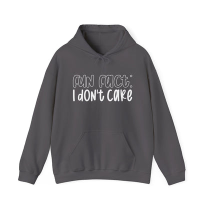 Fun Fact I Don't Care Adult Heavy Blend™ Hoodie