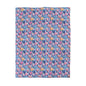 Color Pop Stitched Hearts Microfiber Duvet Cover