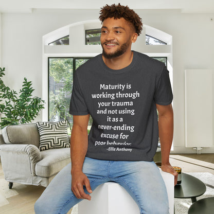 Maturity is... Adult T-shirt