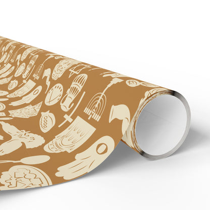 Blessings & Light Hanukkah Wrapping Paper