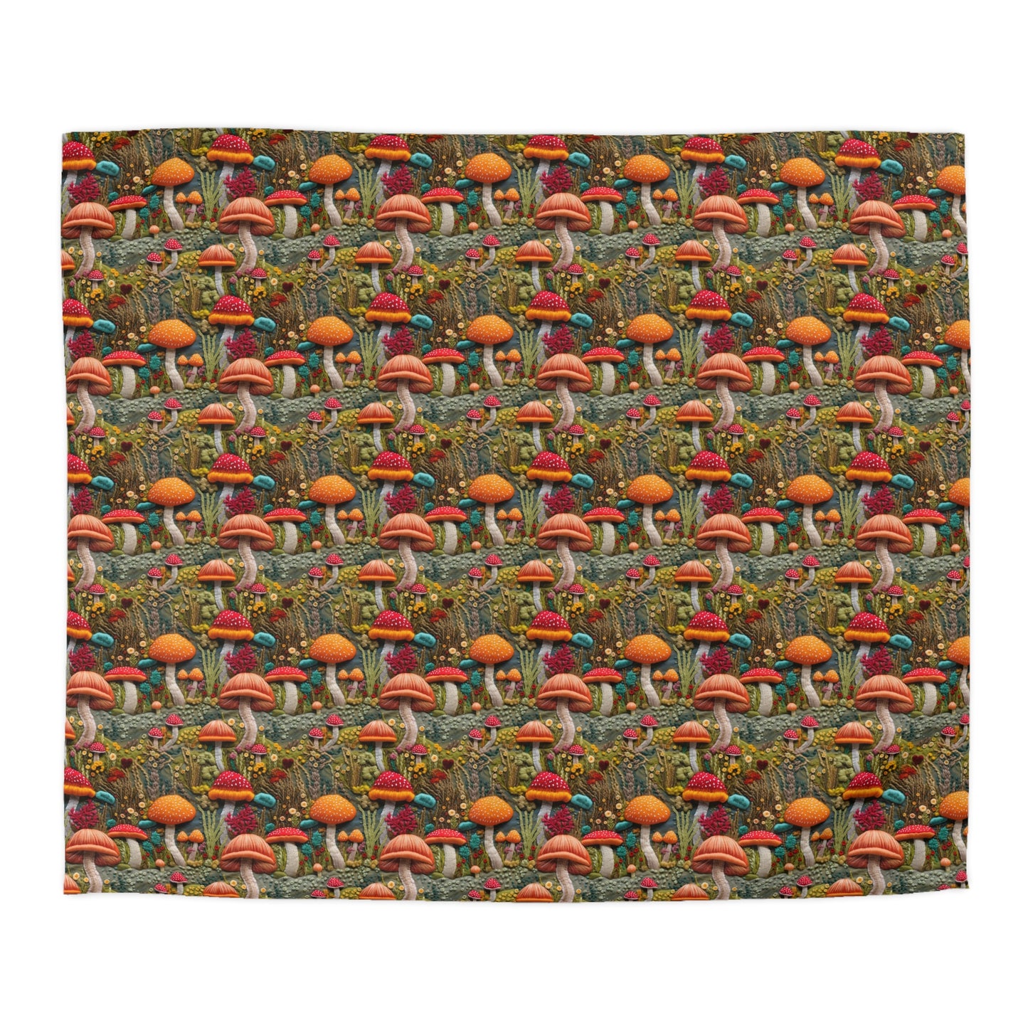 Enchanted Caps Microfiber Duvet Cover