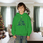 Dinosaur Christmas Tree Youth Hoodie