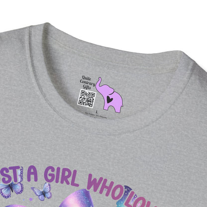 Just A Girl Who Loves Elephants Adult T-shirt