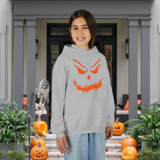 Loopy Jack-O-Lantern Youth Heavy Blend Hoodie