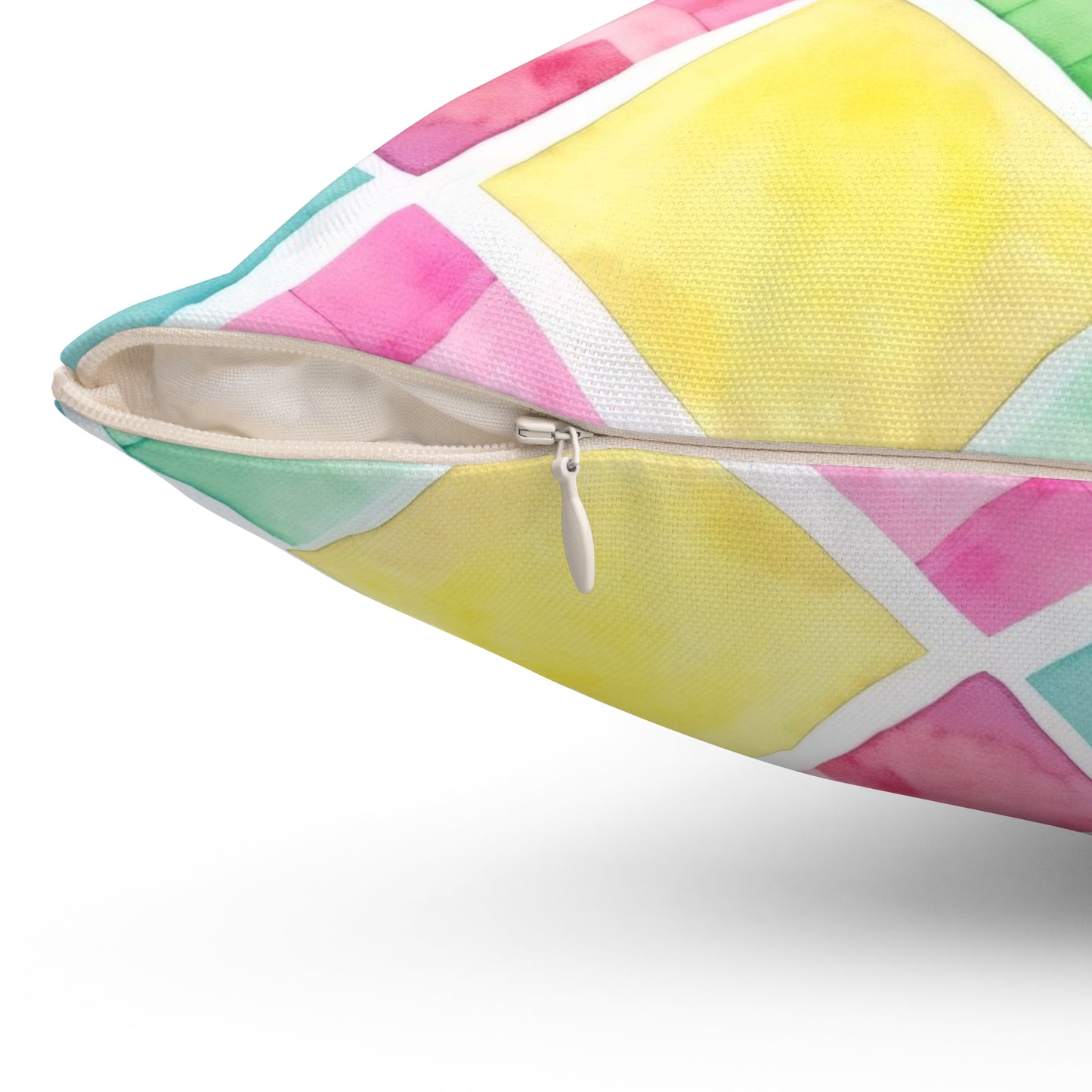 Watercolor Weave Throw Pillow