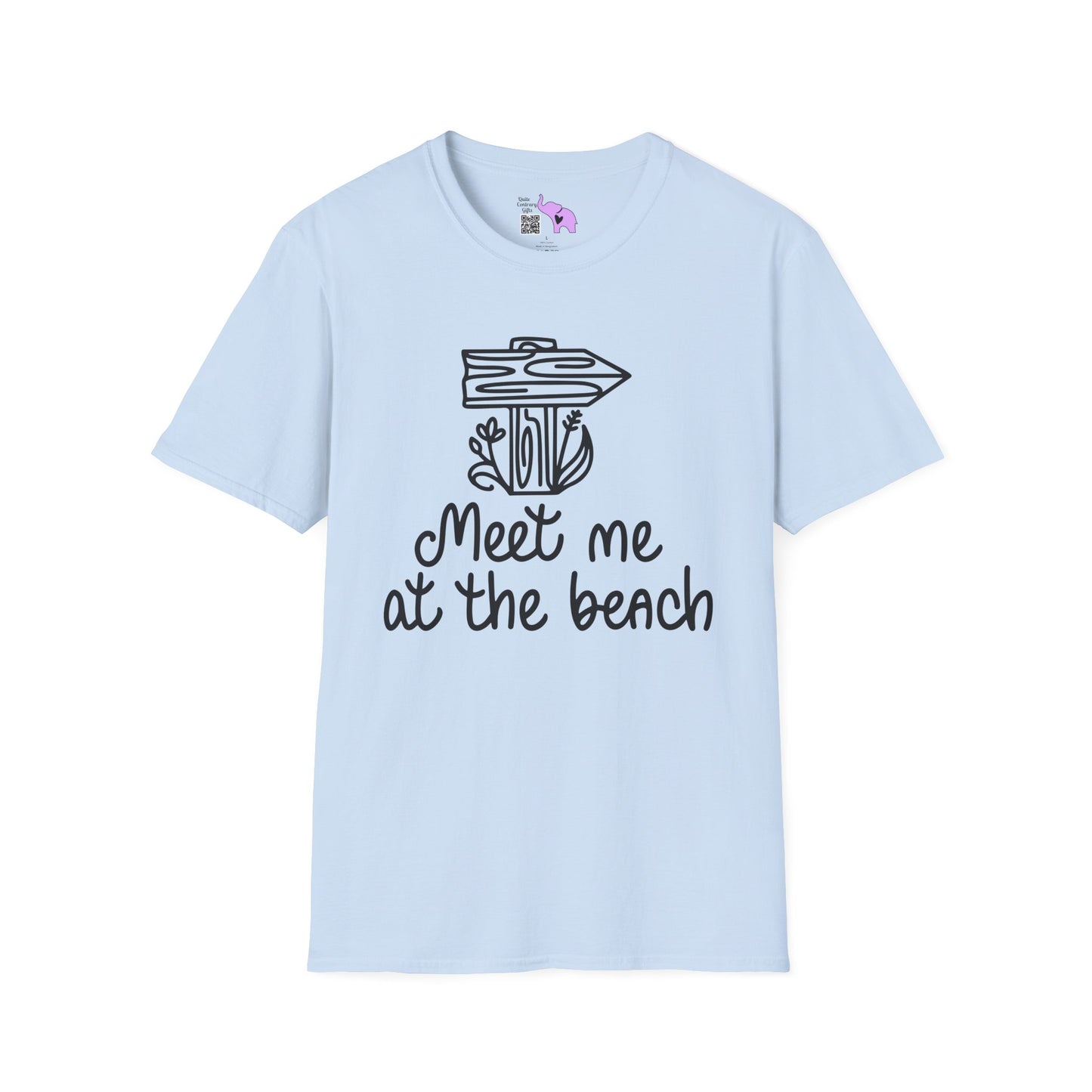 Meet Me At The Beach Adult T-shirt