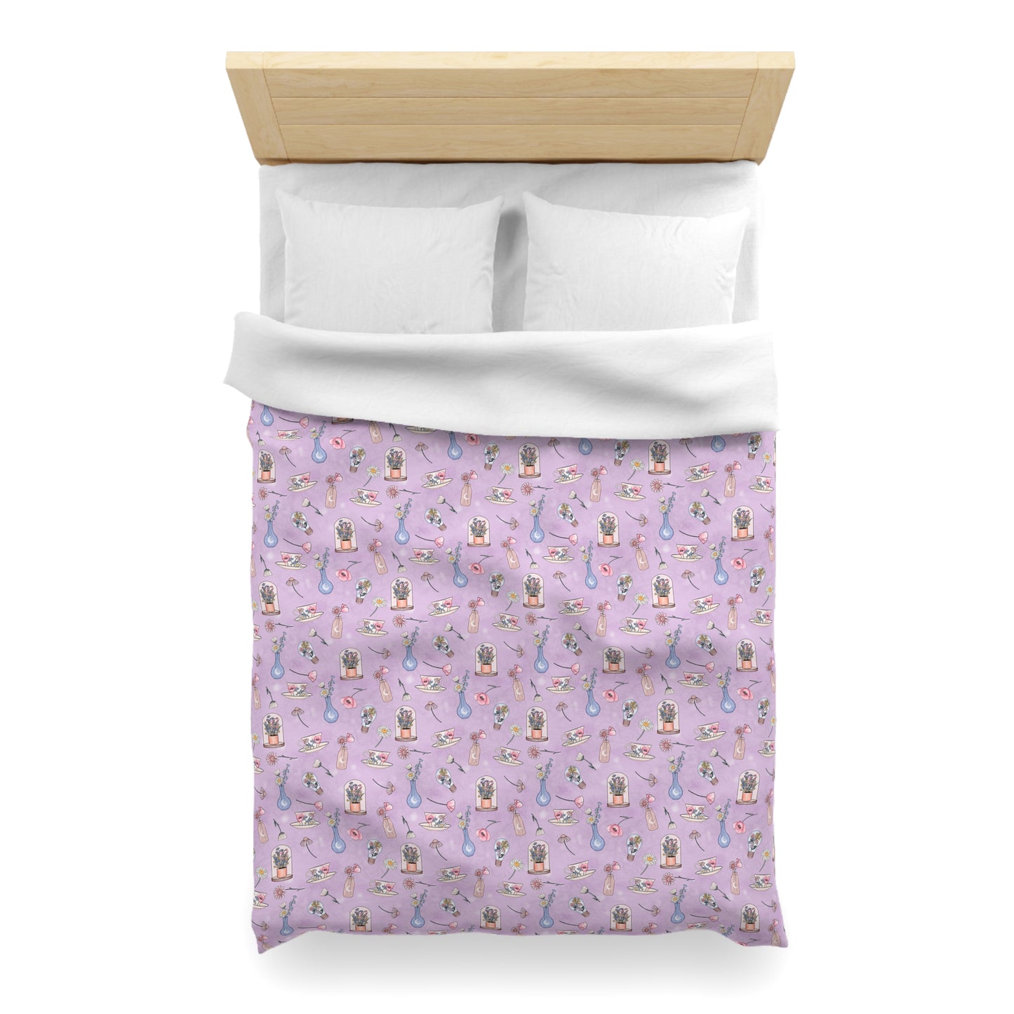 Lilac Meadow Keepsakes Microfiber Duvet Cover