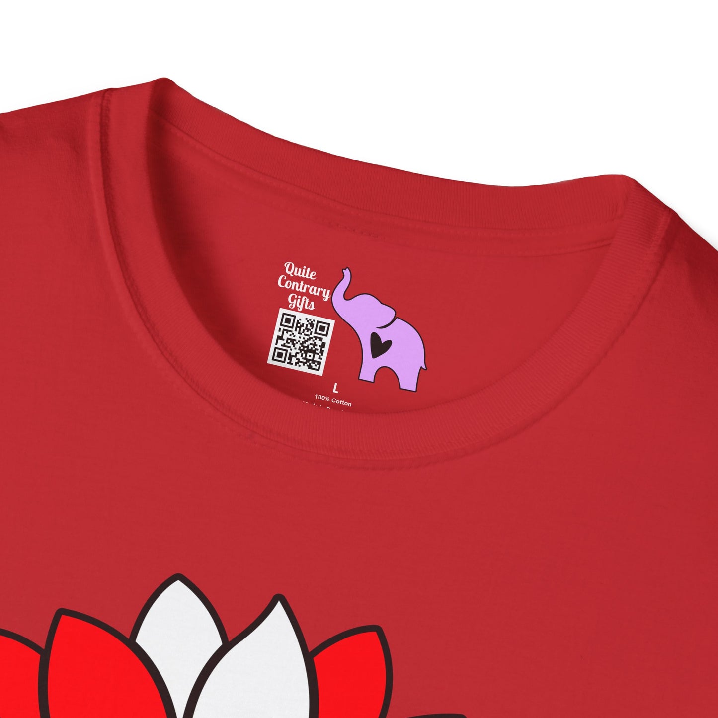 USA Red, White, and Blue Sunflower 2 Adult T-shirt