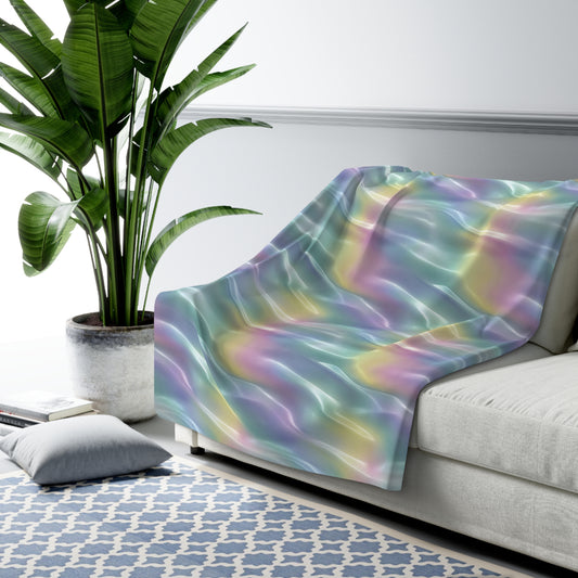 Pastel Mirage Fleece Blanket