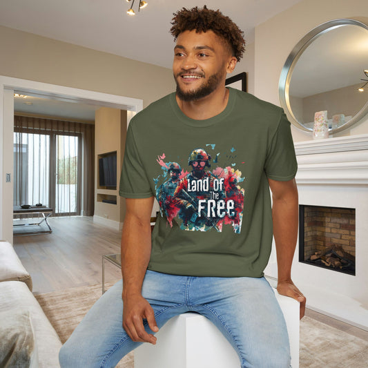 Land of the Free Adult T-shirt