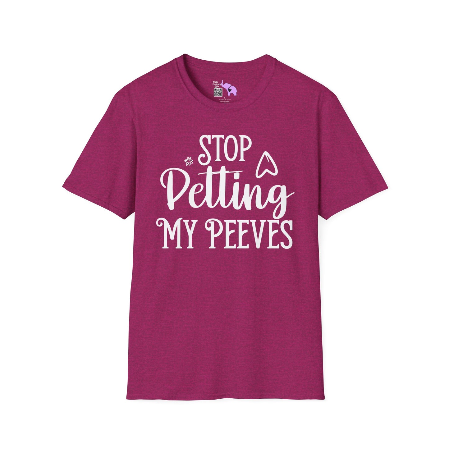 Stop Petting My Peeves Adult T-shirt