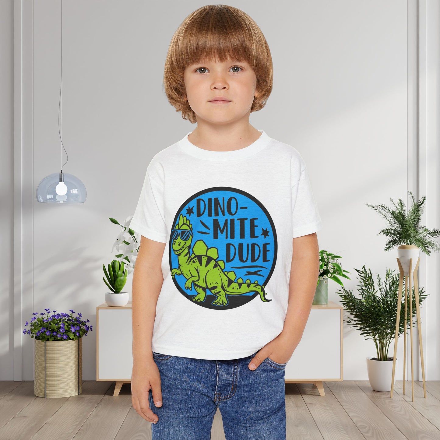 Dino-Mite DudeHeavy Cotton™ Toddler T-shirt