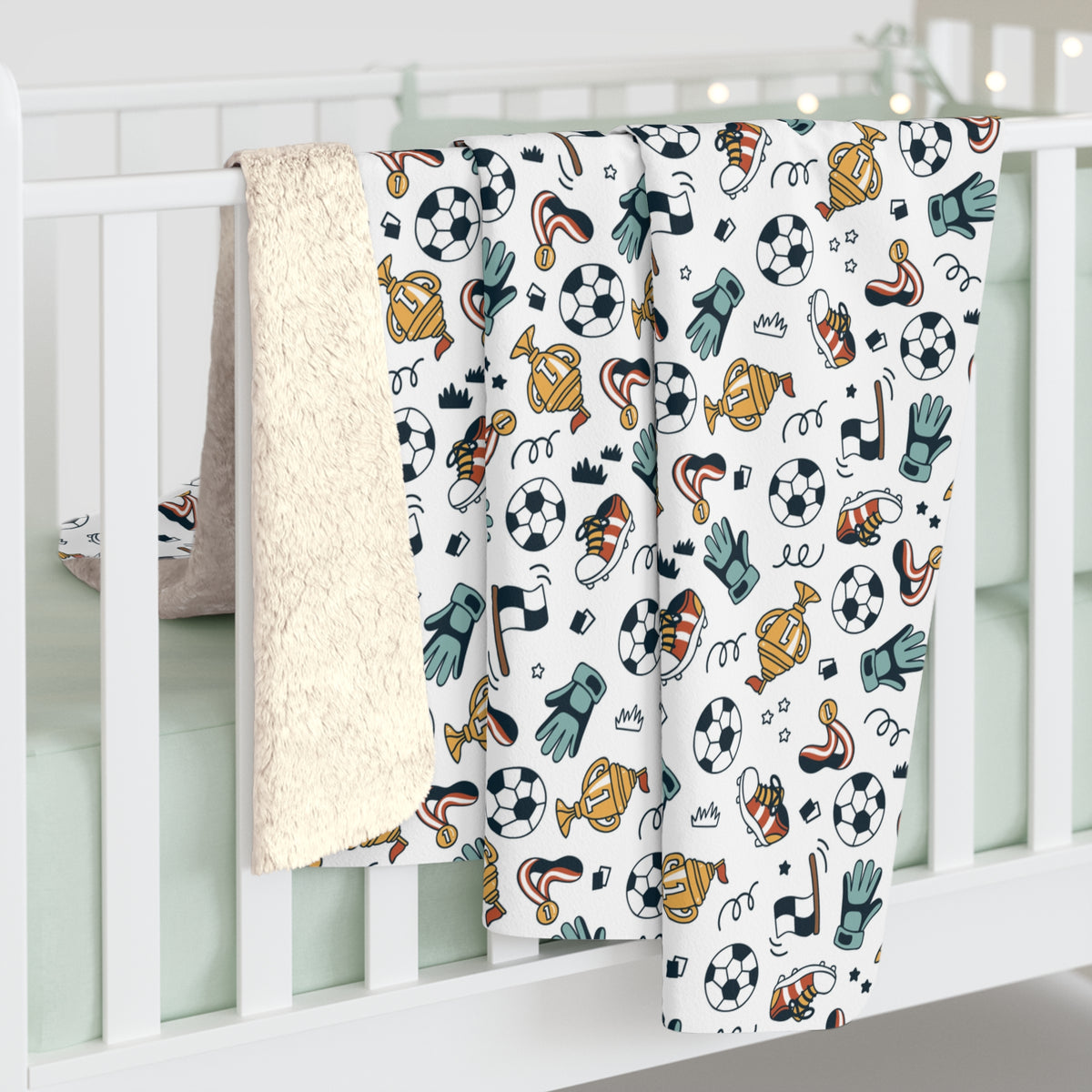 Little Soccer Legends Fleece Blanket