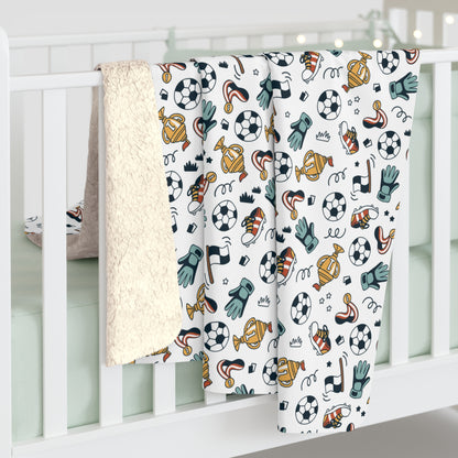 Little Soccer Legends Fleece Blanket