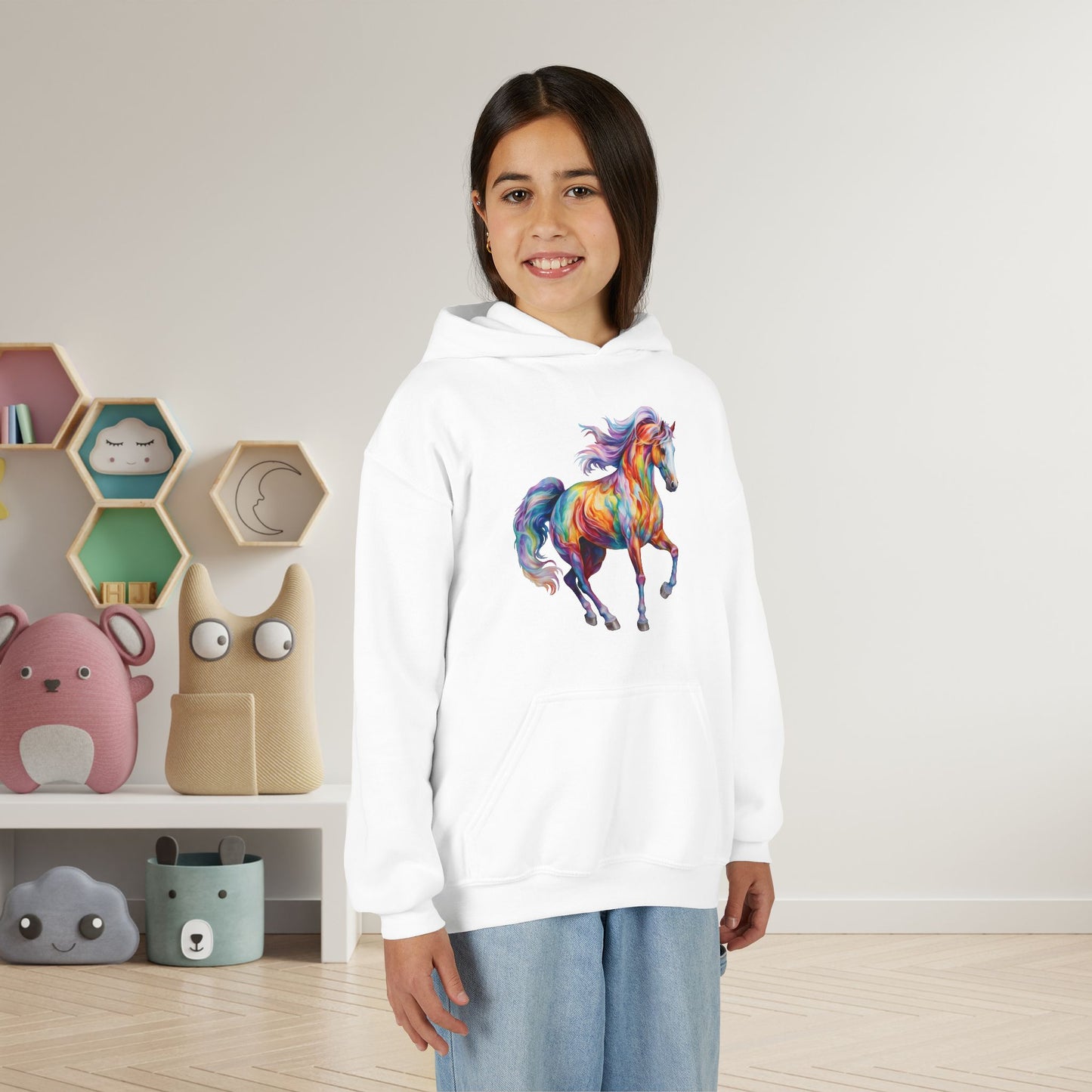 Dreamscape Stallion Youth Heavy Blend Hoodie