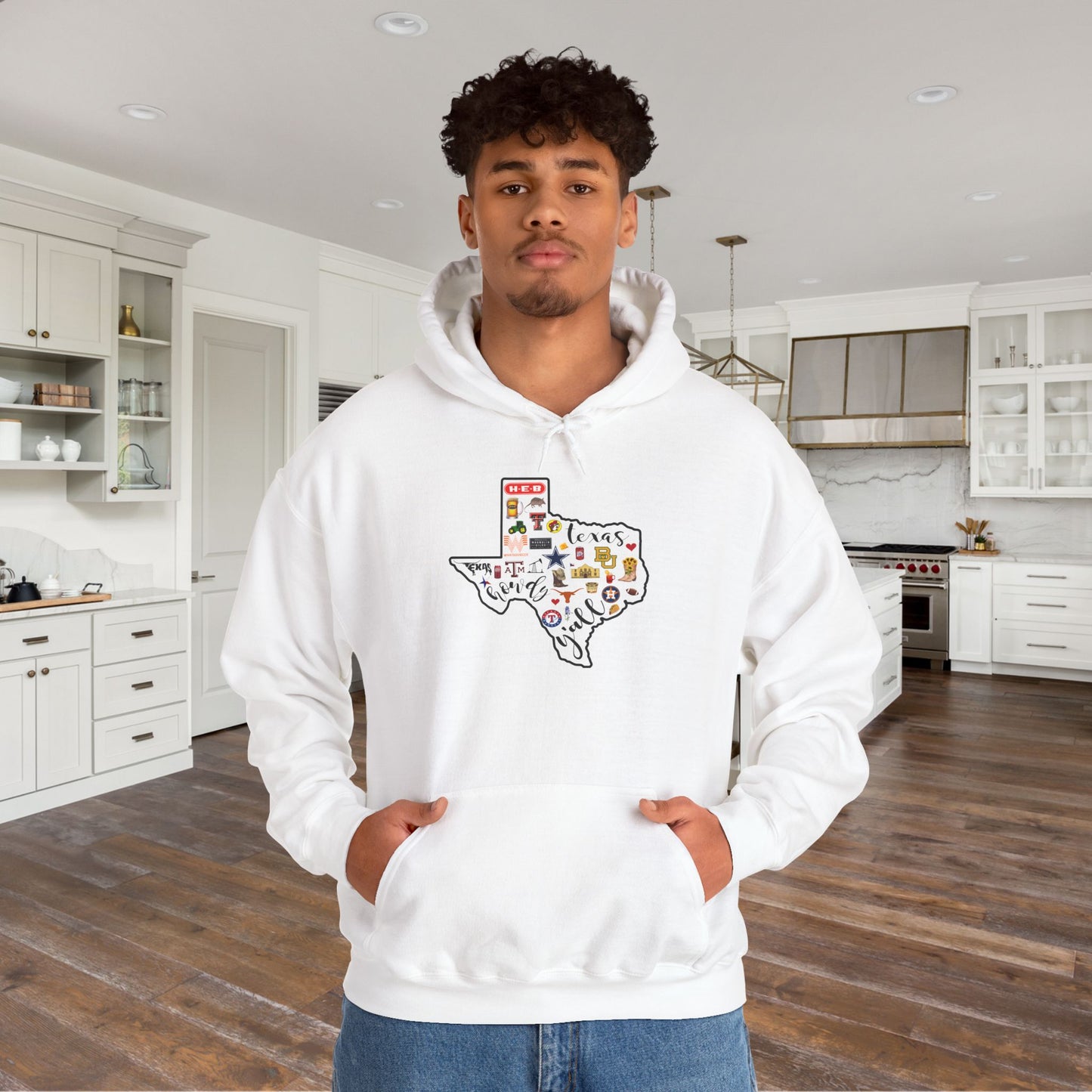 Howdy Y'all Texas Things Heavy Blend™ Hooded Sweatshirt