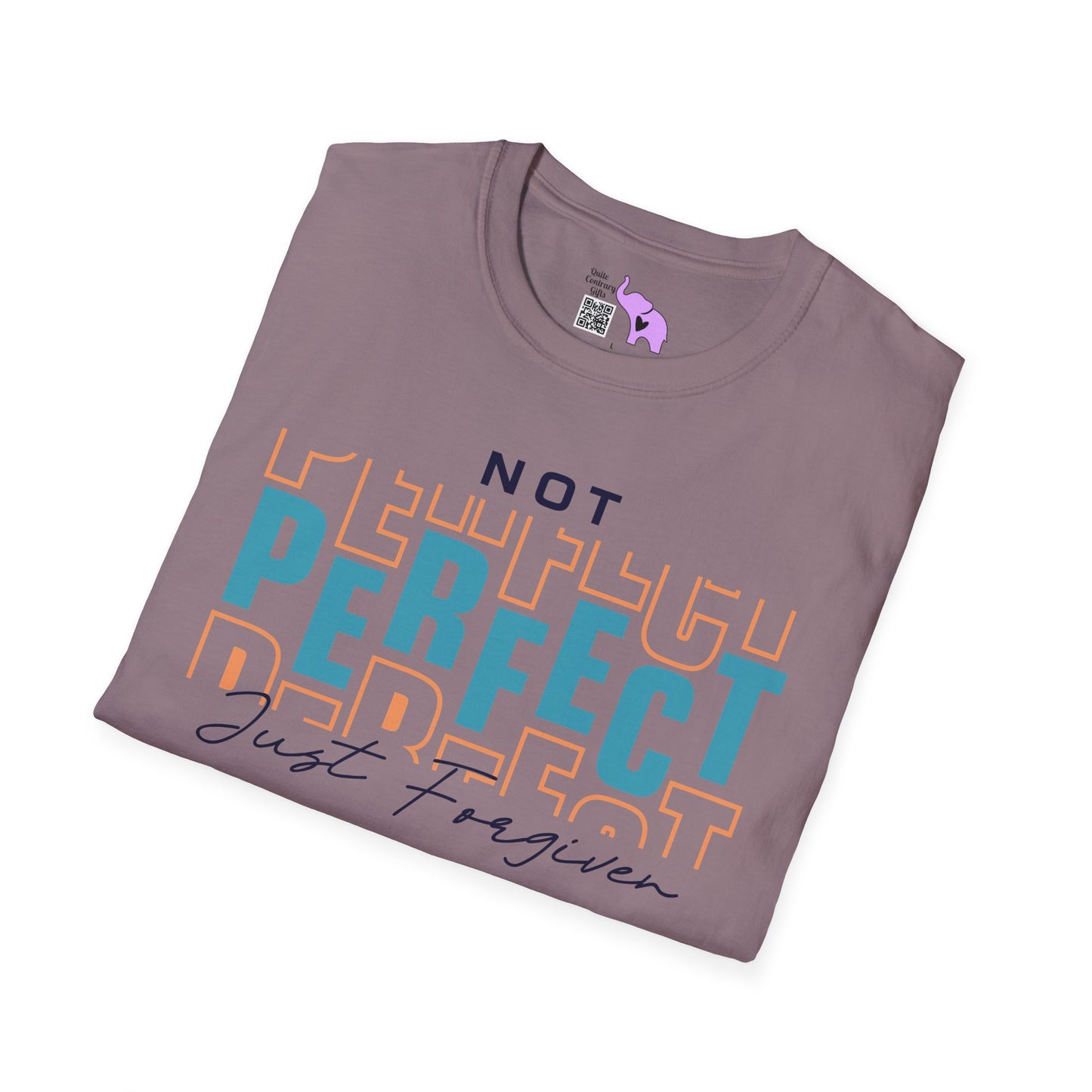Not Perfect Just Forgiven Adult T-shirt