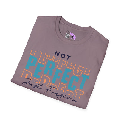 Not Perfect Just Forgiven Adult T-shirt