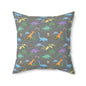 Prehistoric Playtime Throw Pillow