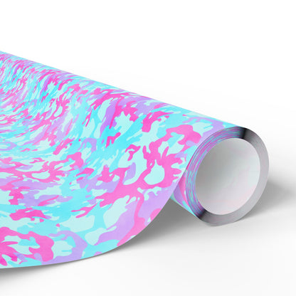 Cotton Candy Camo Wrapping Paper