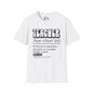 Teacher Definition, Professional Babysitter, Therapist on a Budget, Google Expert Adult T-shirt