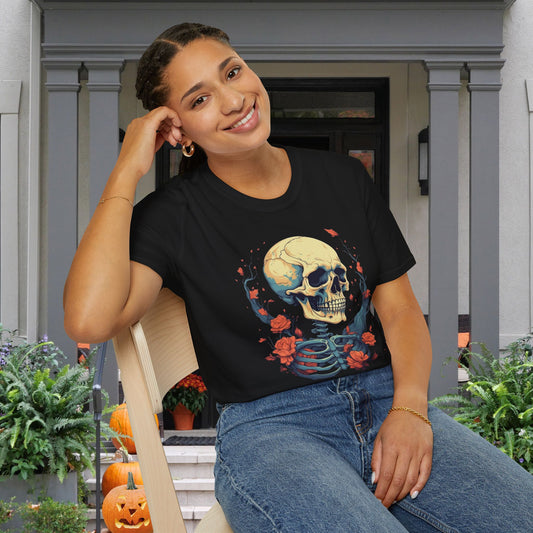 Creepy Bones 8 Adult T-shirt