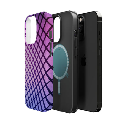 Midnight Mist Mosaic MagSafe® Compatible Tough Case for iPhone