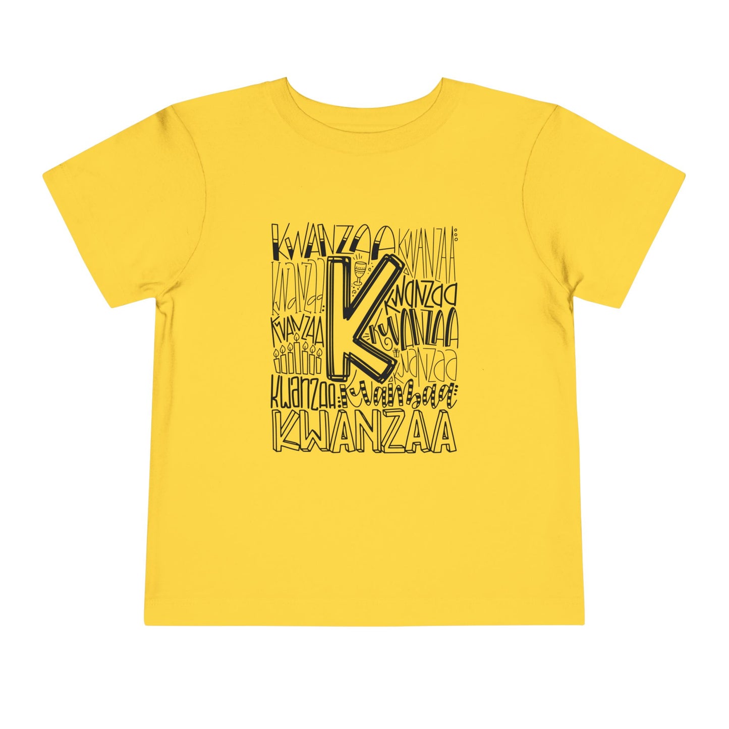 Kwanzaa Wordcloud Toddler Tee