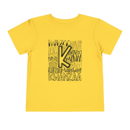 Kwanzaa Wordcloud Toddler Tee