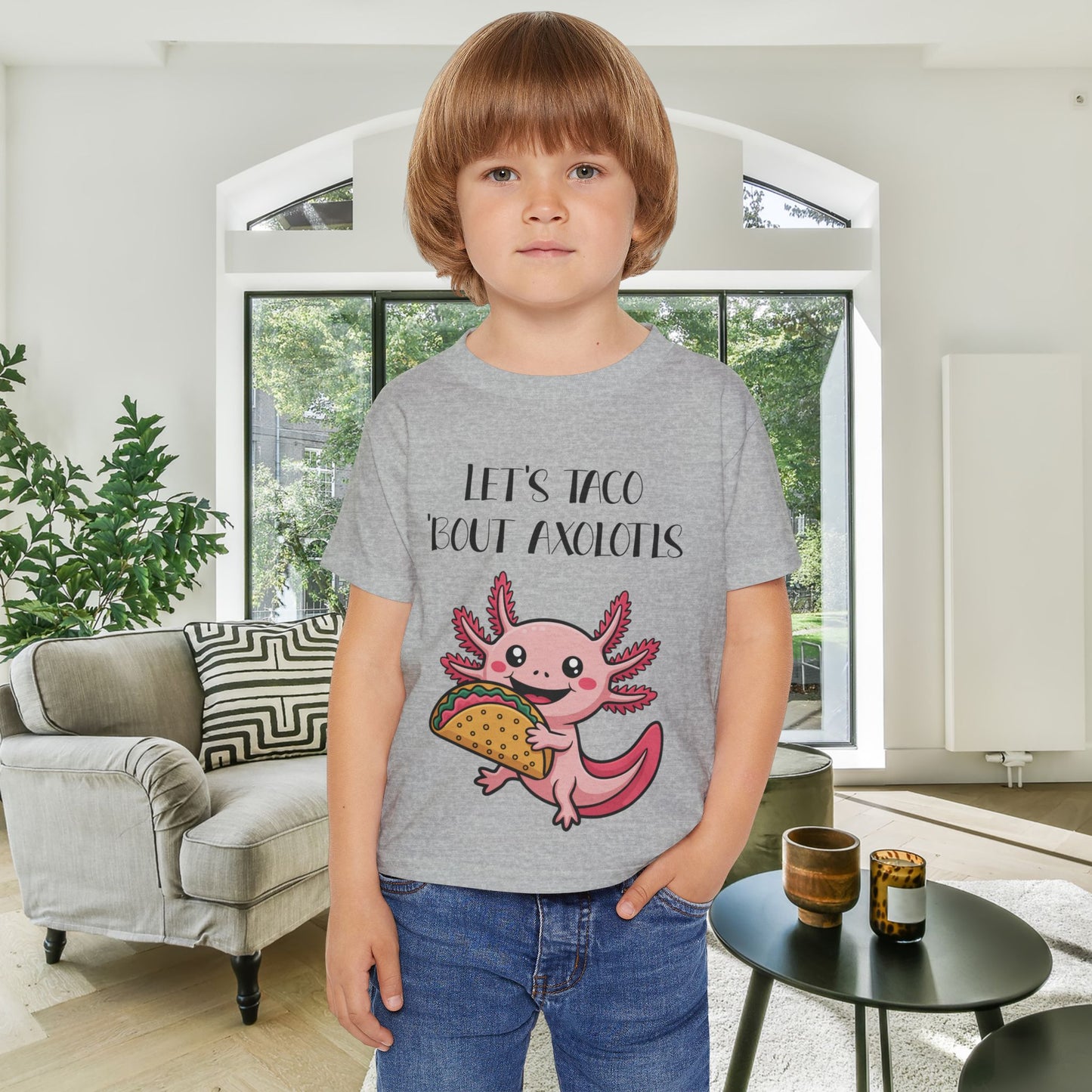 Let's Taco 'Bout Axolotls Heavy Cotton™ Toddler T-shirt