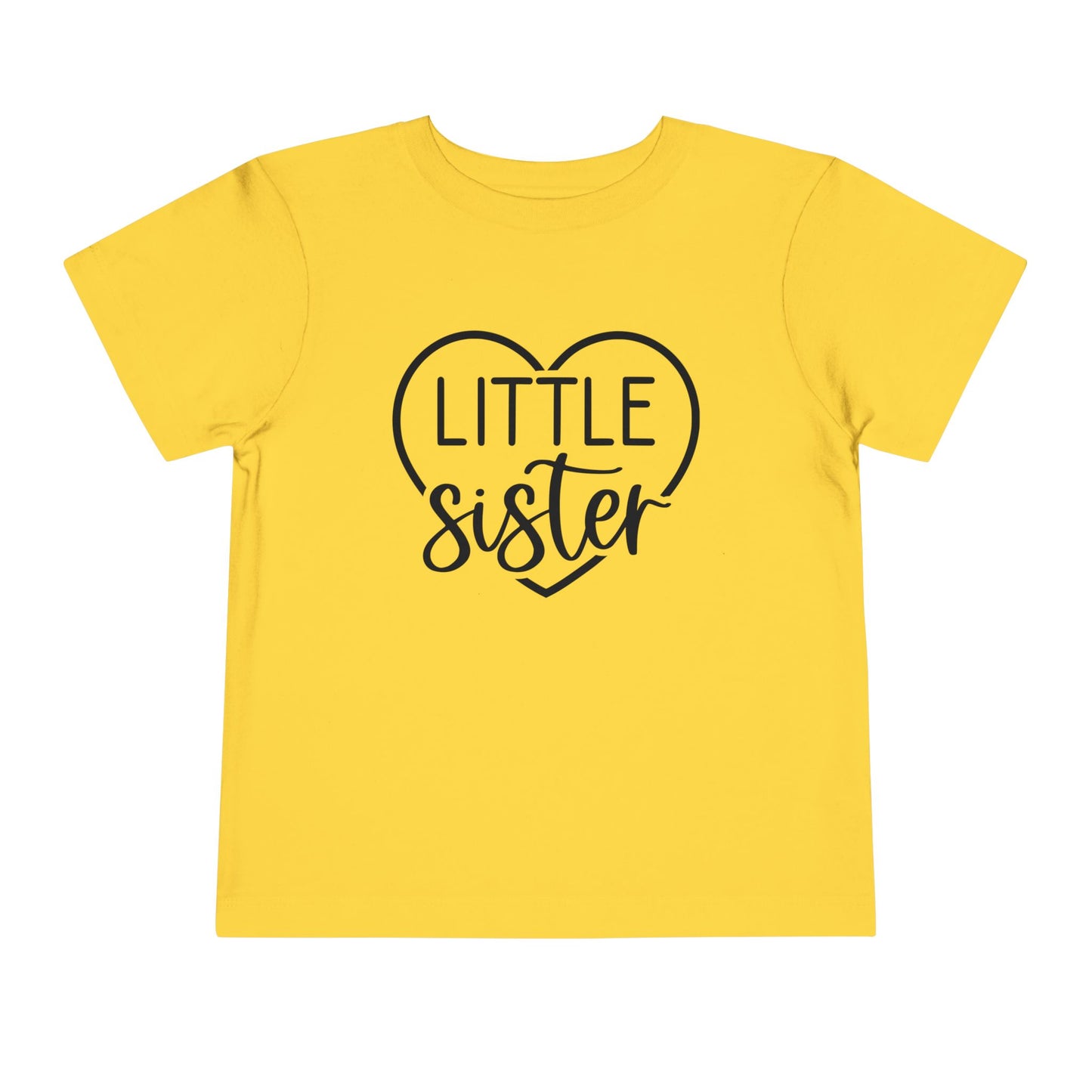 Little Sister (Heart) Toddler Tee