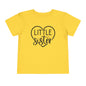 Little Sister (Heart) Toddler Tee