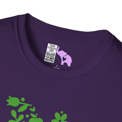 Teacher Apple Heart Adult T-shirt