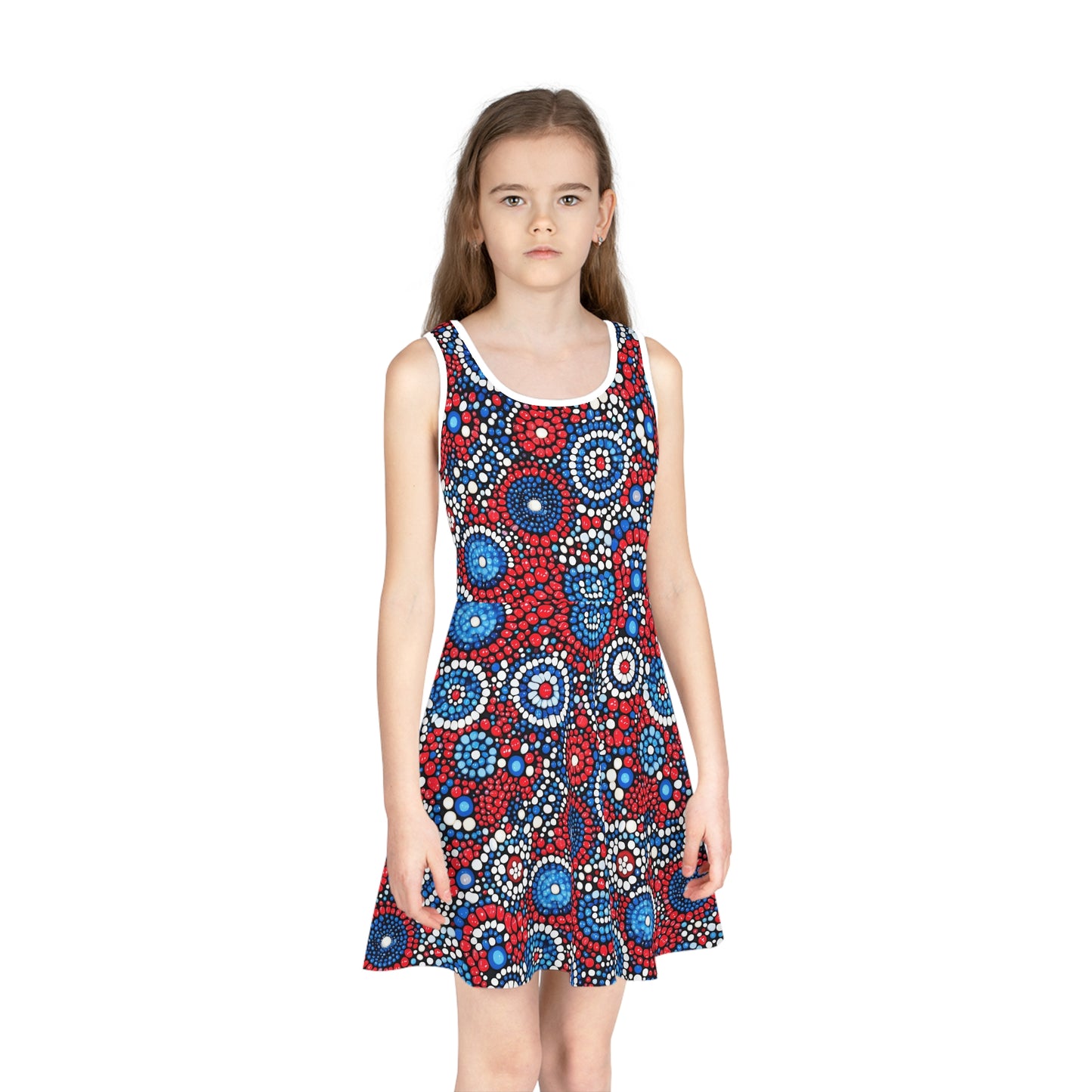 Patriot Pulse Girls' Sleeveless Sundress