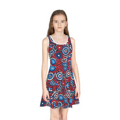 Patriot Pulse Girls' Sleeveless Sundress