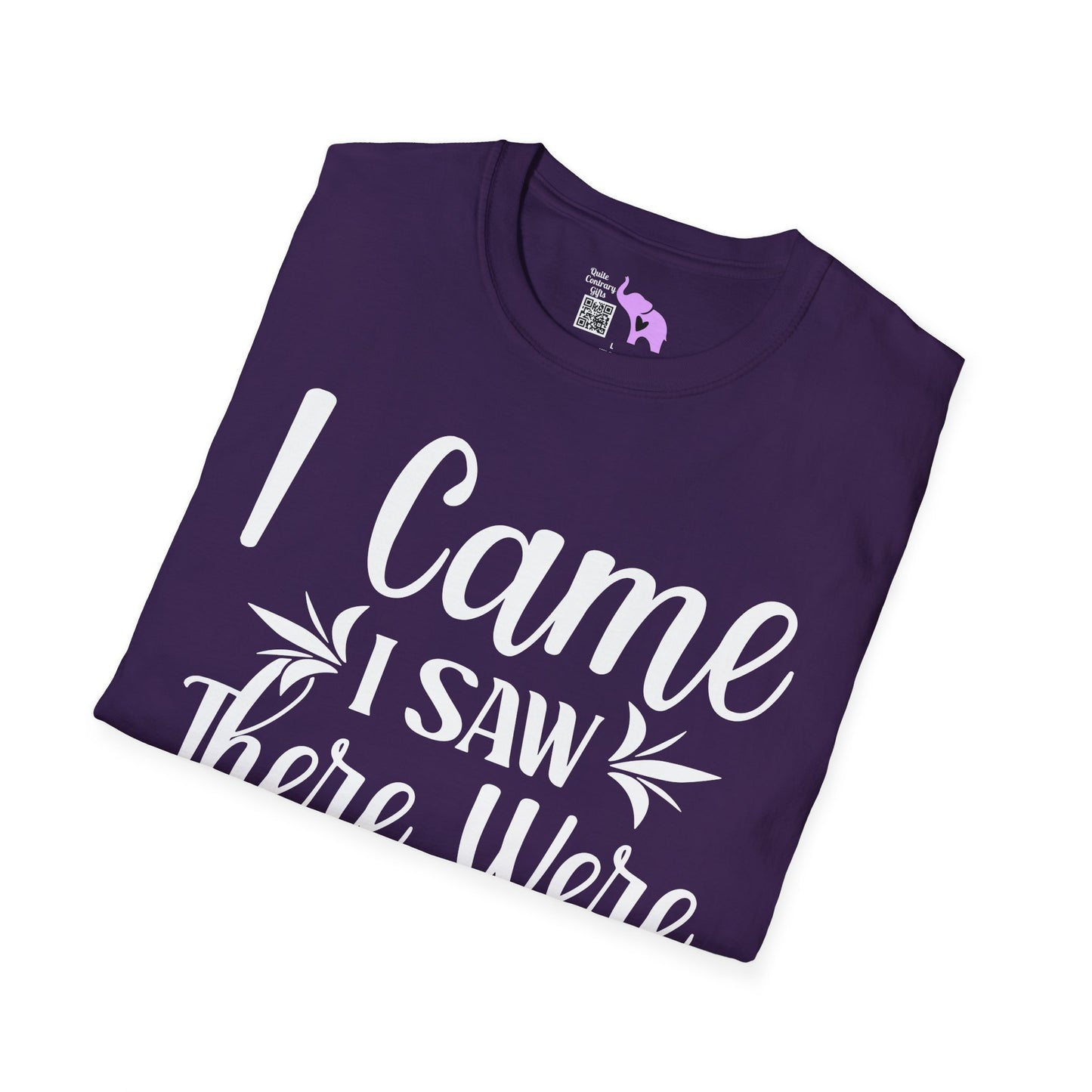 I Came I Saw There Were People Adult T-shirt