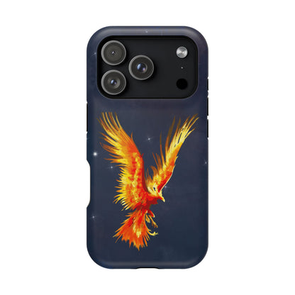 Phoenix Over Nebula MagSafe® Compatible Tough Case for iPhone