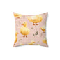 Ducky Daydream Throw Pillow