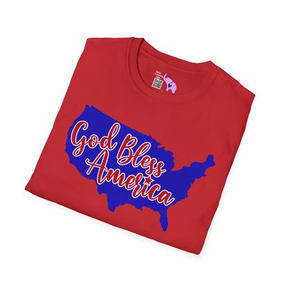 God Bless America Adult T-shirt