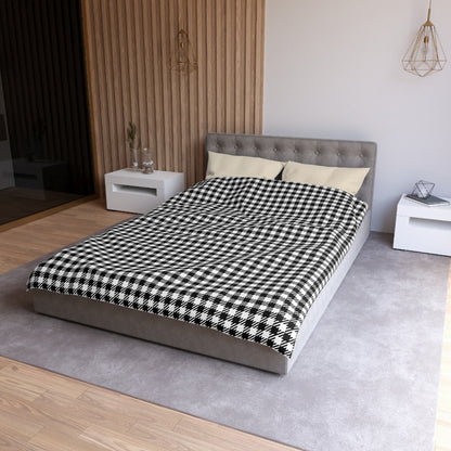 Black & White Balance Microfiber Duvet Cover