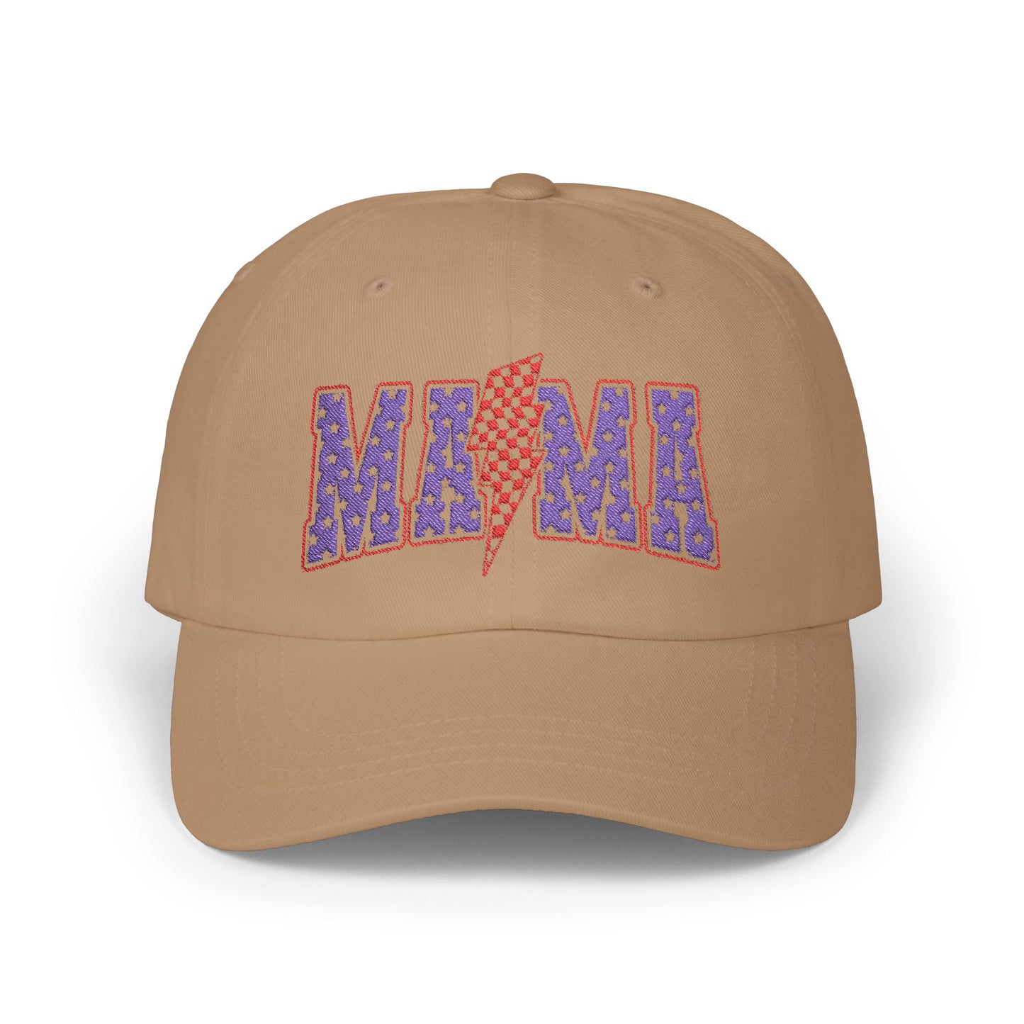 Mama Stars & Stripes Embroidered Classic Dad Cap