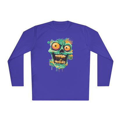 Creepy Ghoul Adult Long Sleeve Tee